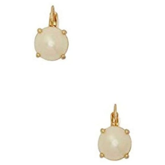 Kate Spade Pearl Round Leverback Earrings